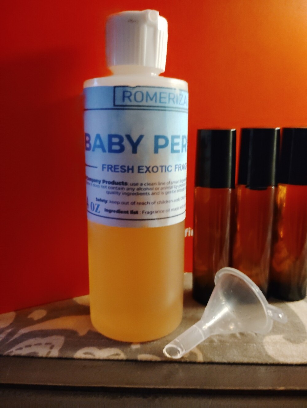 Baby Powder Scented Uncut Oil Roller Bottles (3) - Picture 2 of 7